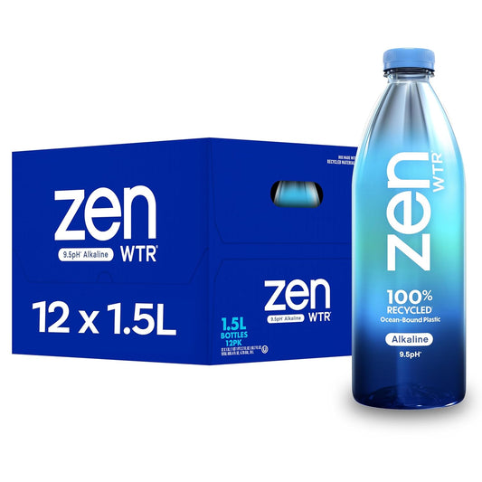 ZenWTR Vapor Distilled Alkaline Water with 9.5pH for Hydration