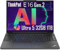 Lenovo ThinkPad E16 Gen 2 Business AI Laptop - Powerful 16in Workhorse