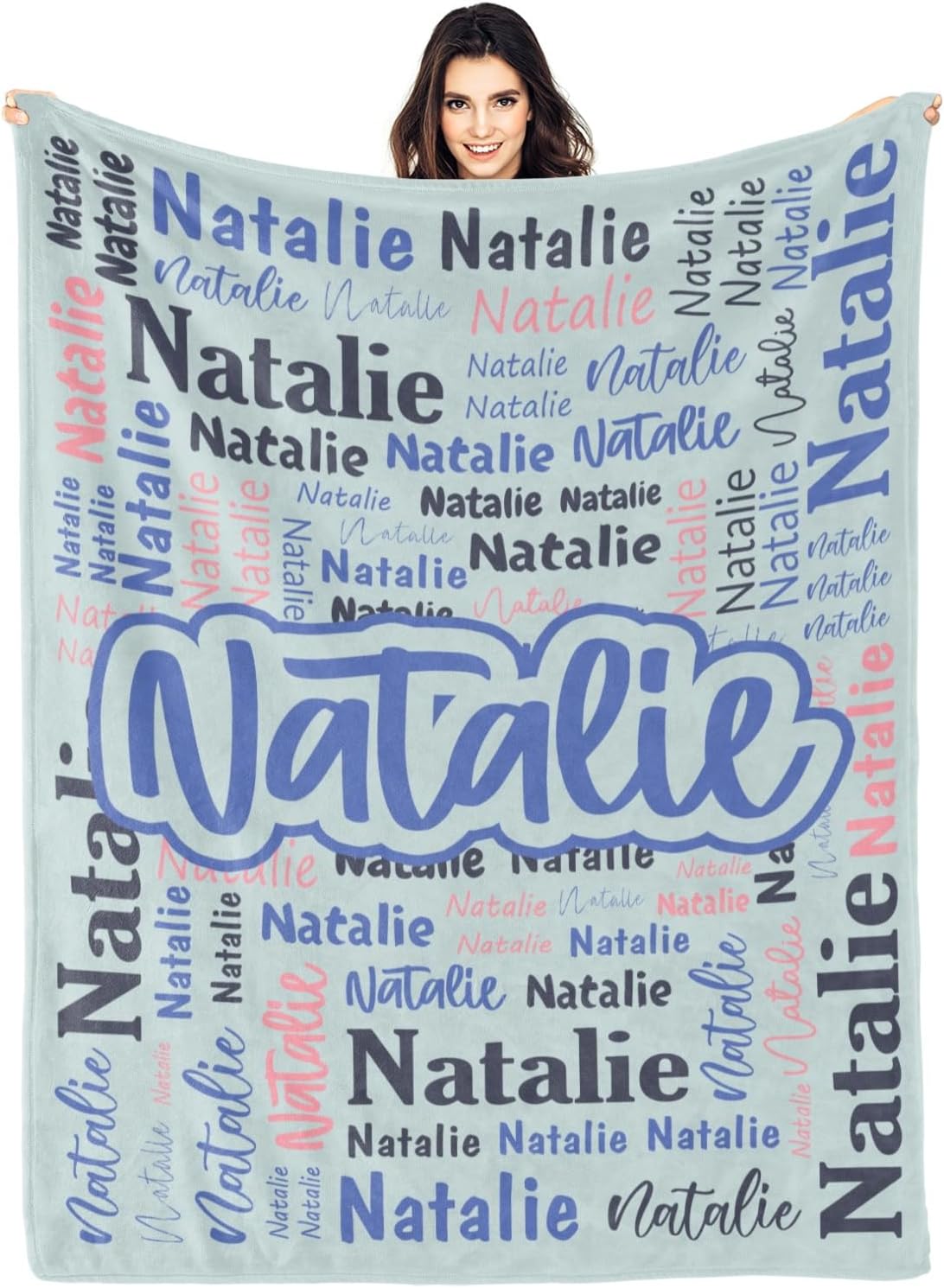 Personalized Custom Blanket for Kids and Adults - Flannel Throw