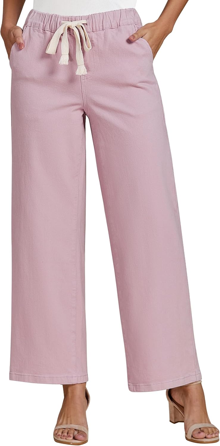 Luvamia Wide Leg Jeans for Women - Trendy High Waisted Style
