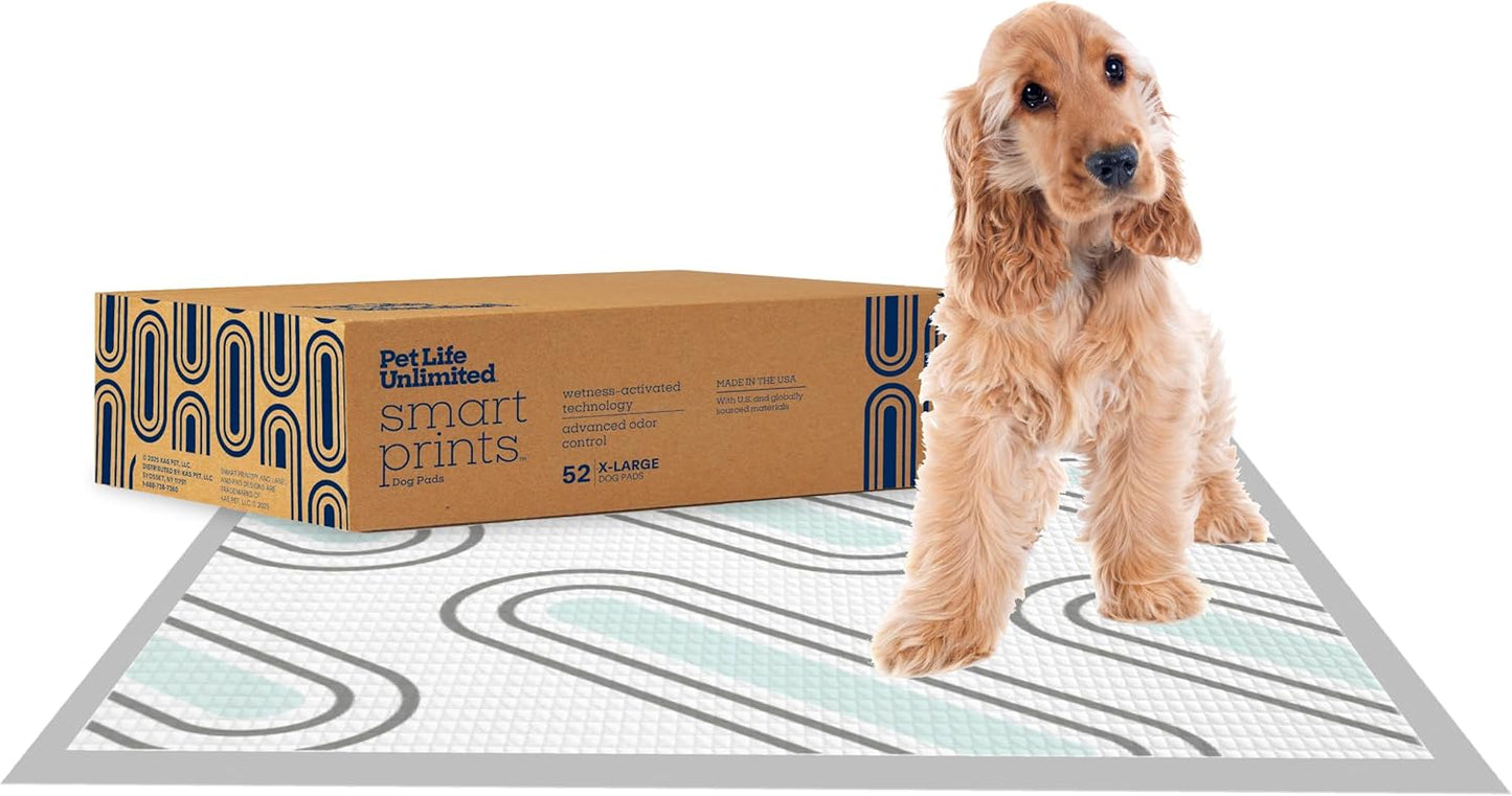 Smart Prints Extra Large Puppy Pads with Magnolia Blossom Scent