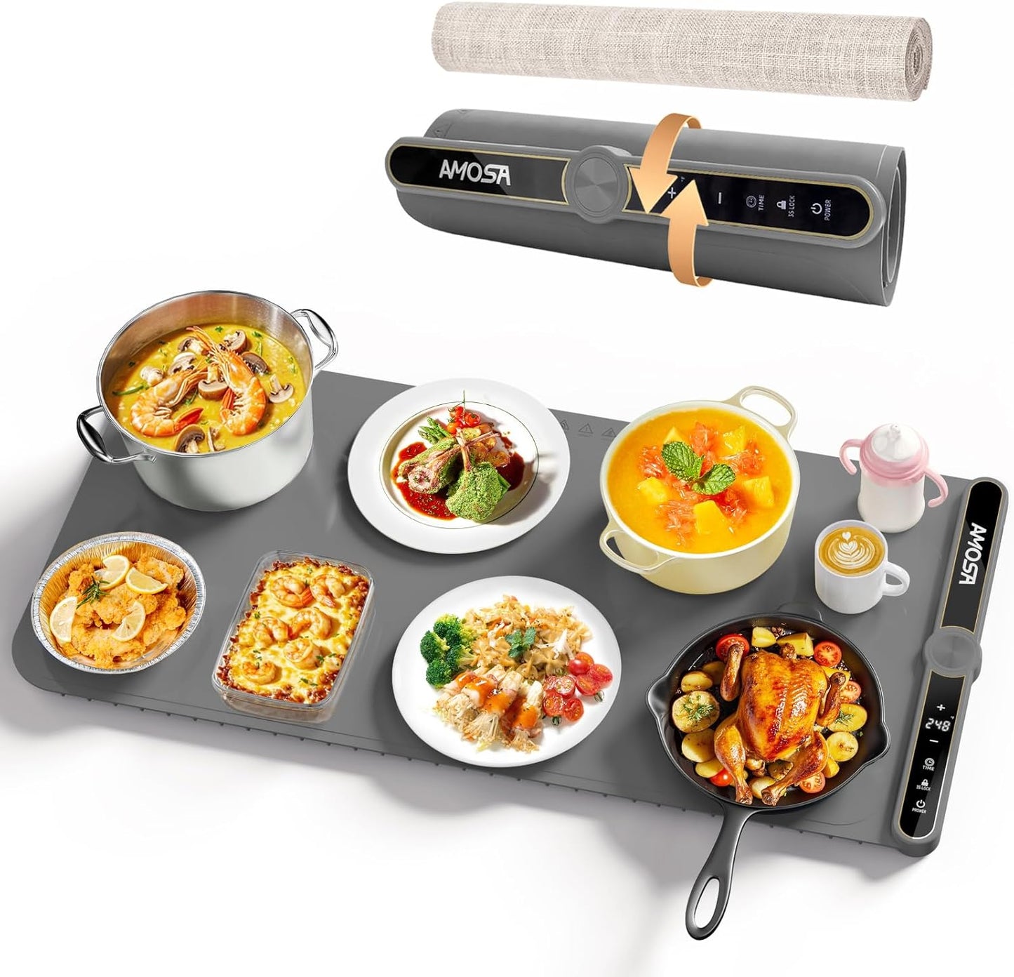 Warming Mat for Food: Fast Heating Electric Food Warmer