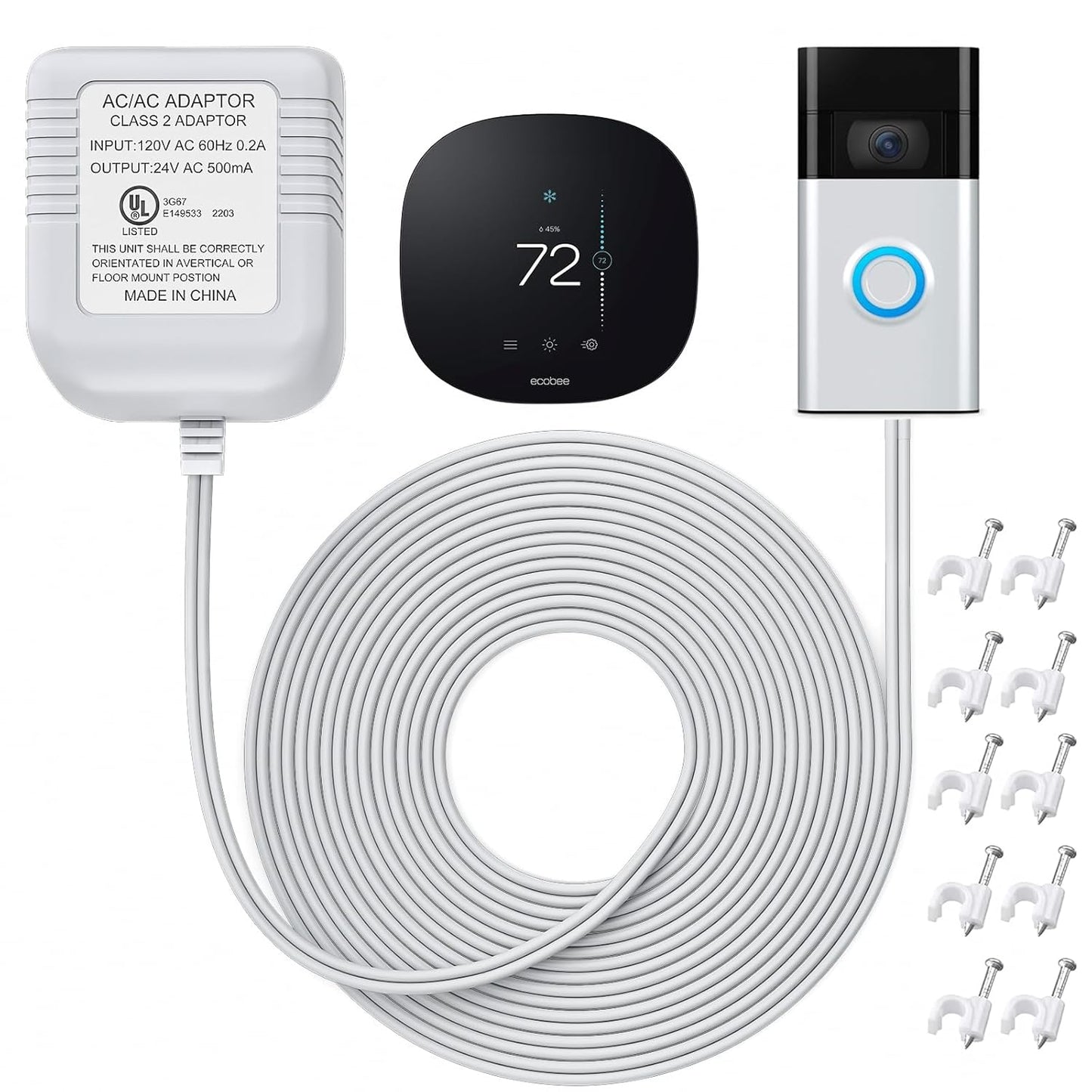 Long Reach Power Solution for Video Doorbells