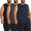 Big and Tall Mens Tank Tops Moisture Wicking Undershirt - Comfortable