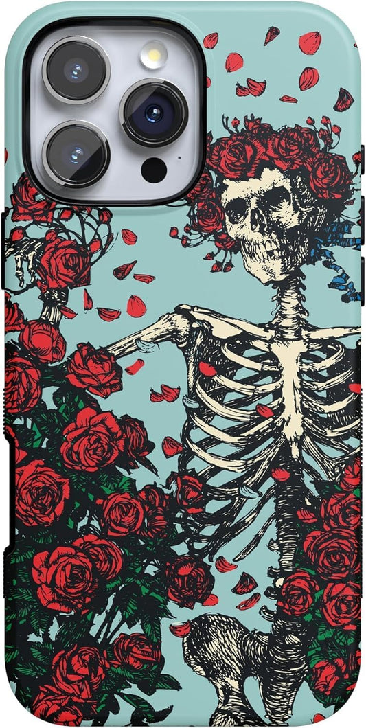 Bold Protective iPhone 16 Pro Case with Grateful Dead Design