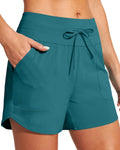 IUGA Womens 5ft Swim Board Shorts High Waisted Beach Shorts - Quick