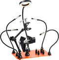 Magnetic Helping Hands Soldering Station - 3X Magnifier, 4 Arms