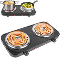 Double Hot Plate 2000W Portable Countertop Burner - Fast, Precise Heat