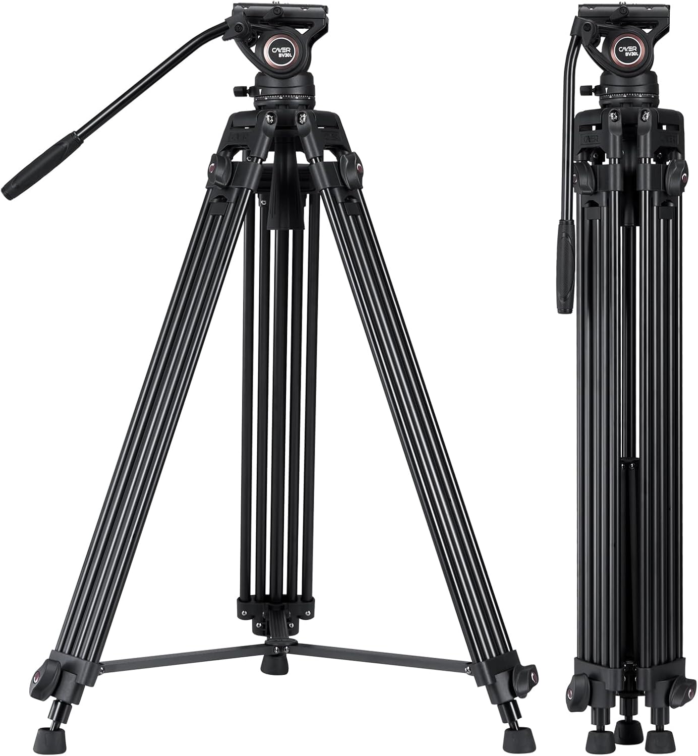 Cayer BV30L Video Tripod System for DSLR Cameras and Camcorders