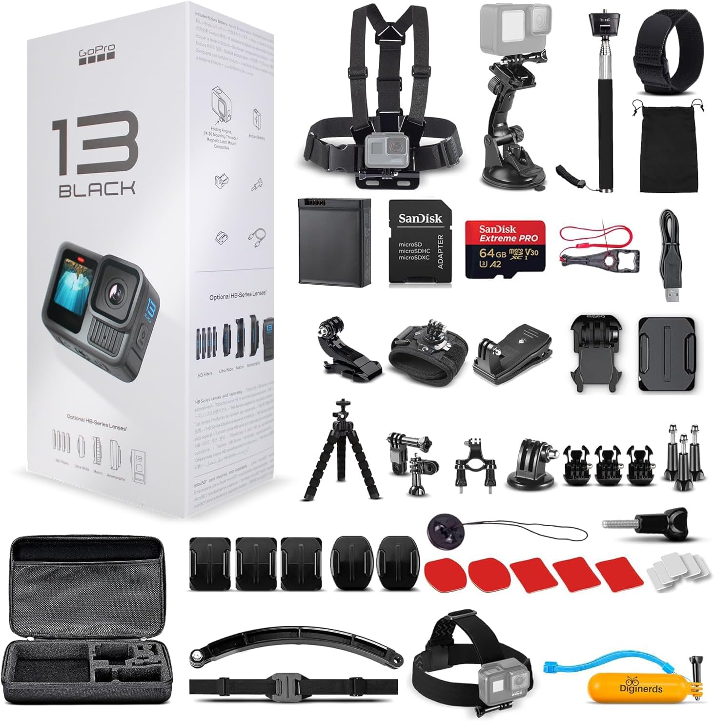 GoPro HERO13: 5.3K HDR Video & 27MP Photos