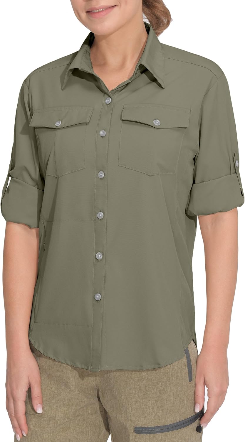UPF50+ Stretch Long Sleeve Shirt for Adventure