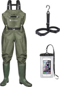 Upgraded 210D Nylon Chest Waders with Boots - Waterproof