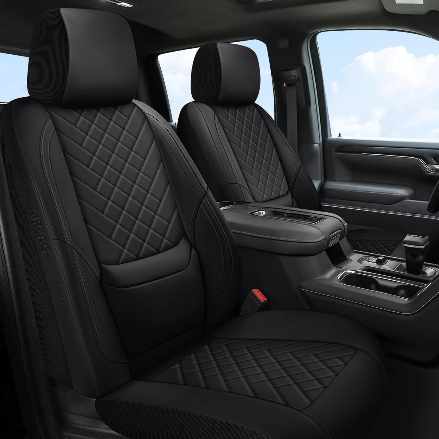 Custom Fit Chevy Silverado Seat Covers Full Set for 2007-2026