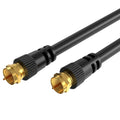 Coaxial Cables 100FT RG6 Pack of 10 - Weather-Resistant TV/Satellite