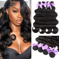 Body Wave Bundles Human Hair 18 20 22 24 in 4 Bundles - Natural Volume