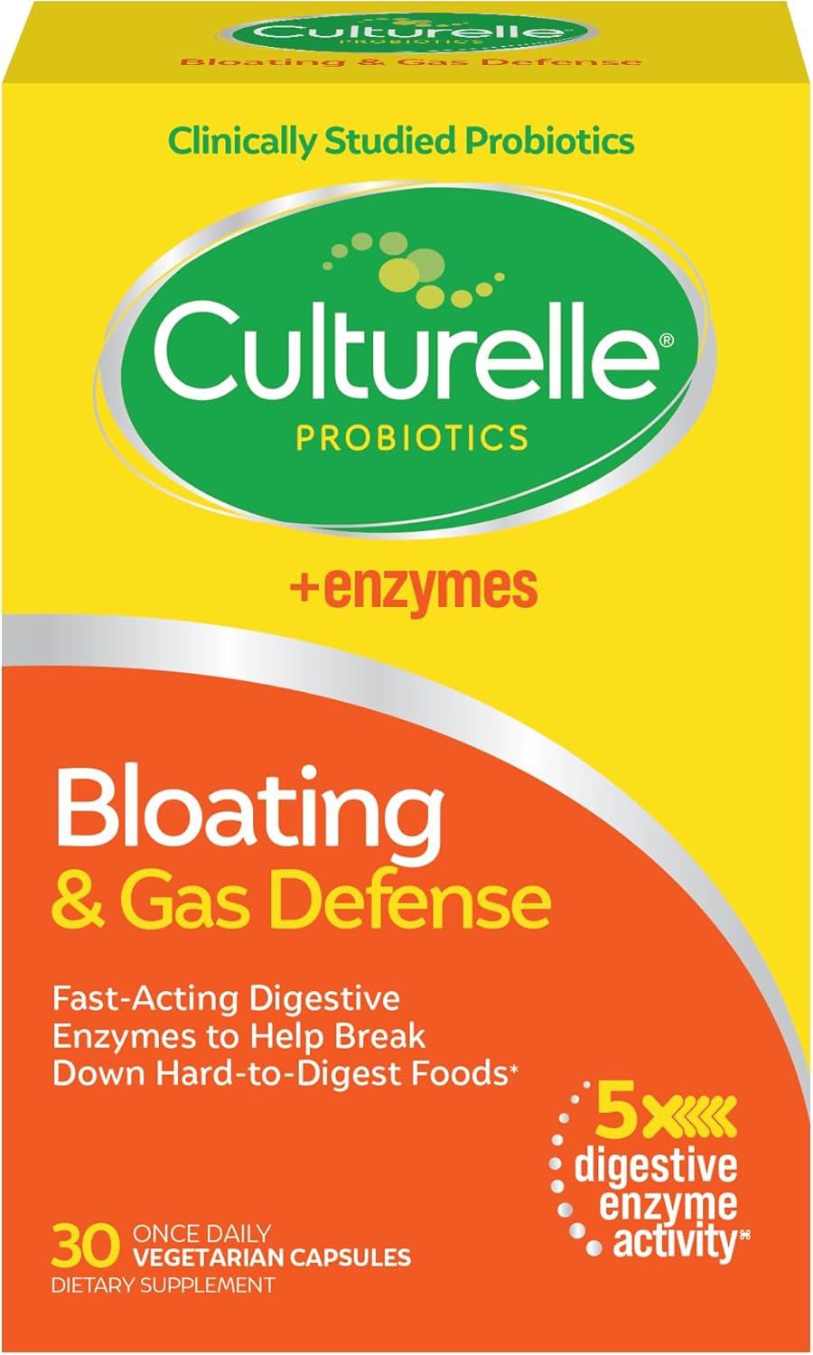 Culturelle Bloating & Gas Defense for Digestive Health Relief