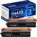 TN-433BK 2-Pack High Yield Black Toner Cartridge - Reliable Office