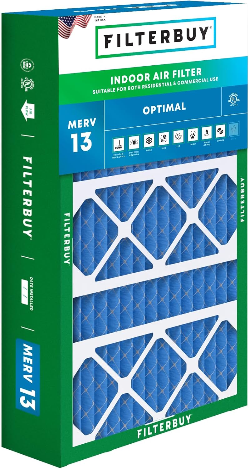 17x26x4 Air Filter MERV 13 for Optimal Smoke & Allergy Defense