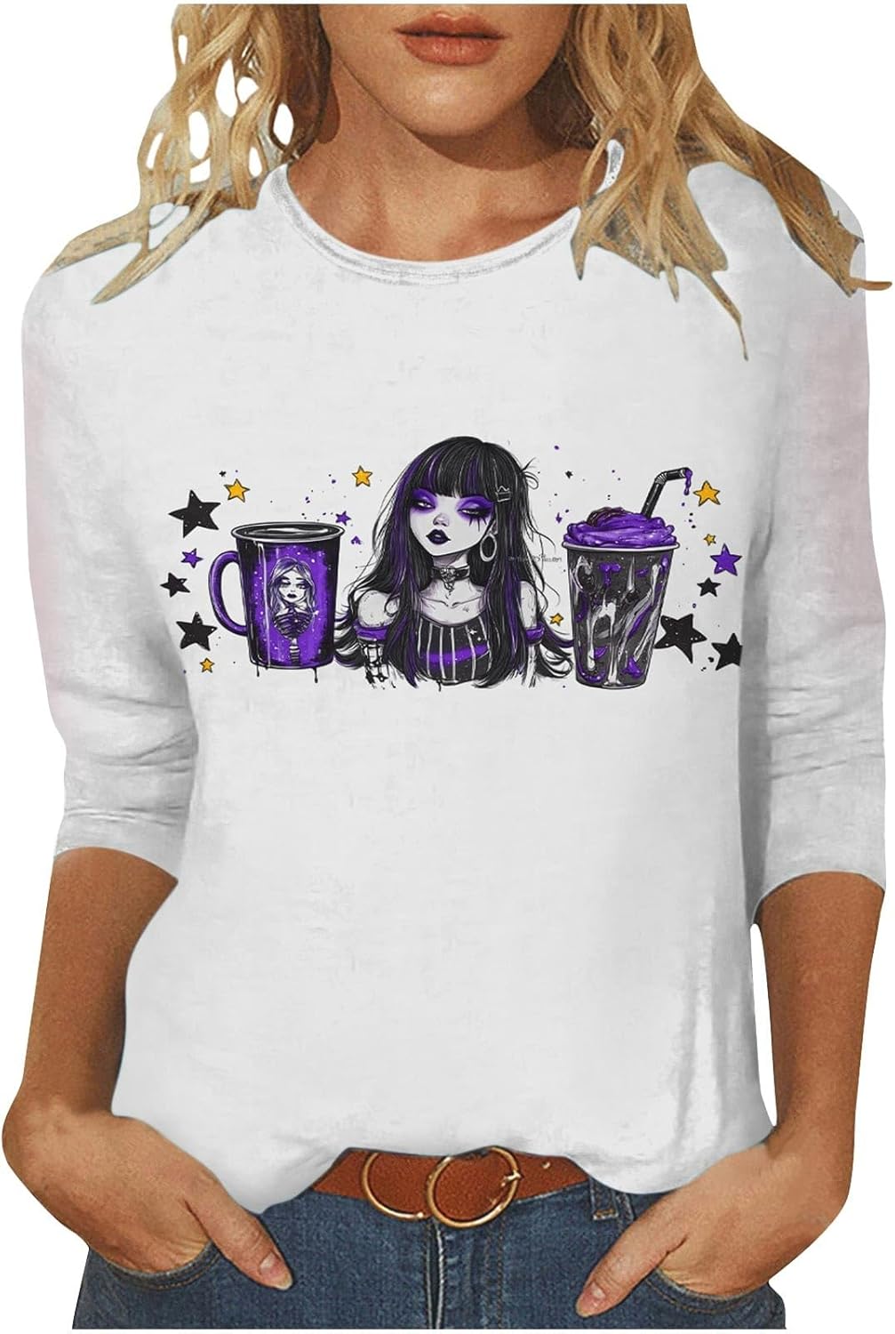 Mardi Gras Graphic Print Sweatshirt - Festive Chic Style