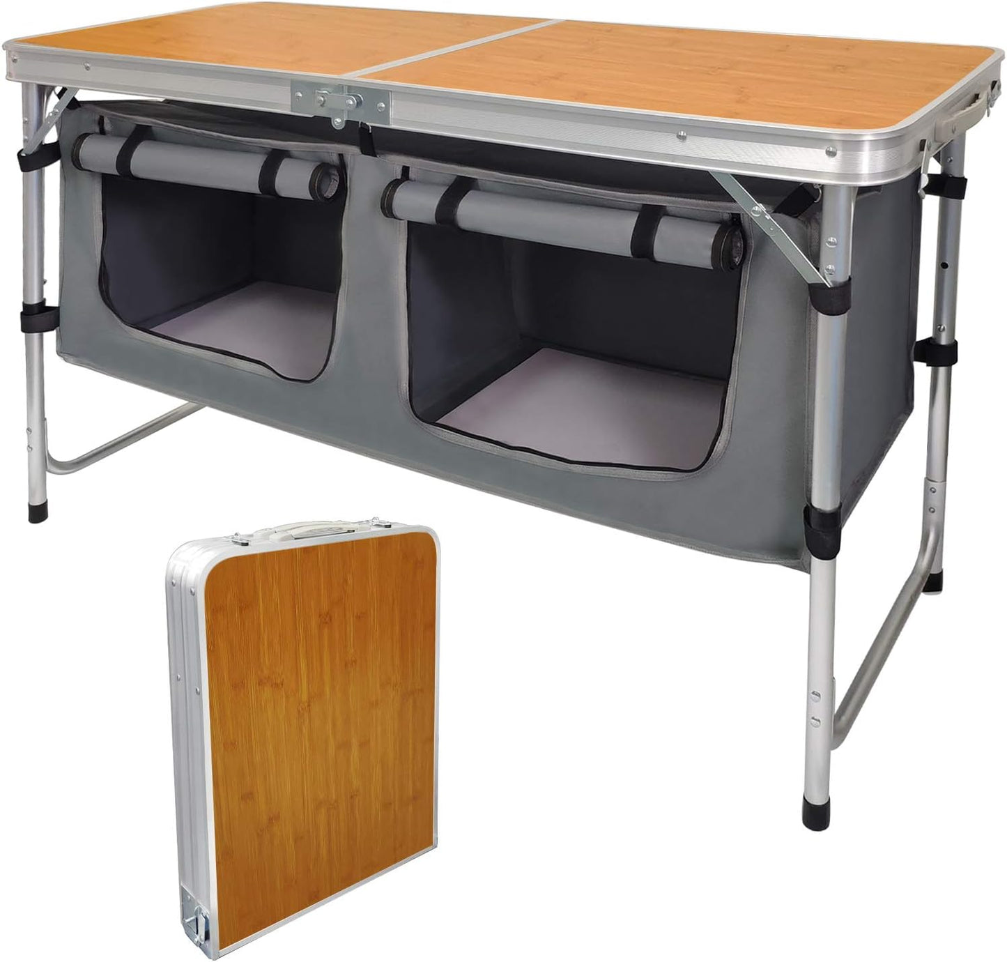 CampLand Outdoor Folding Table for BBQ, Camping, and Parties