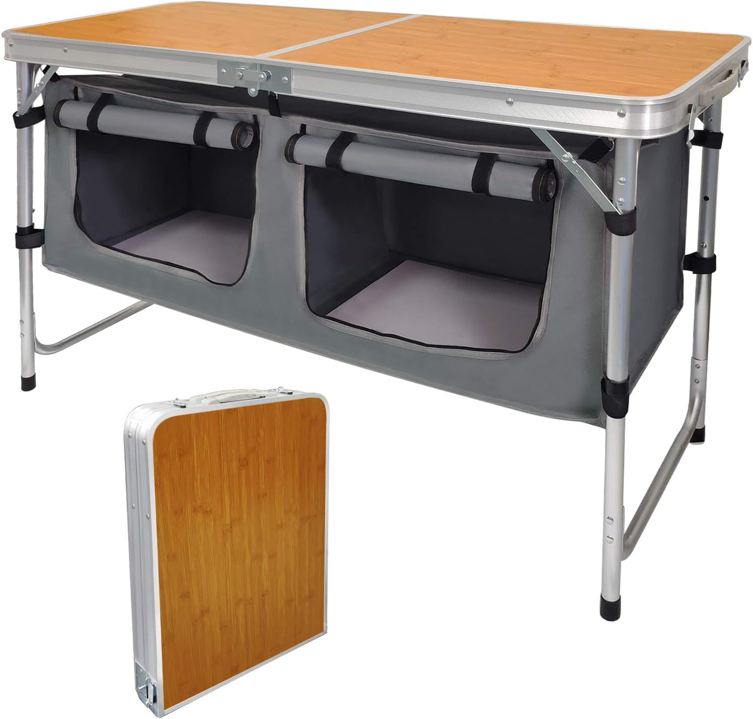 CampLand Outdoor Folding Table for BBQ, Camping, and Parties