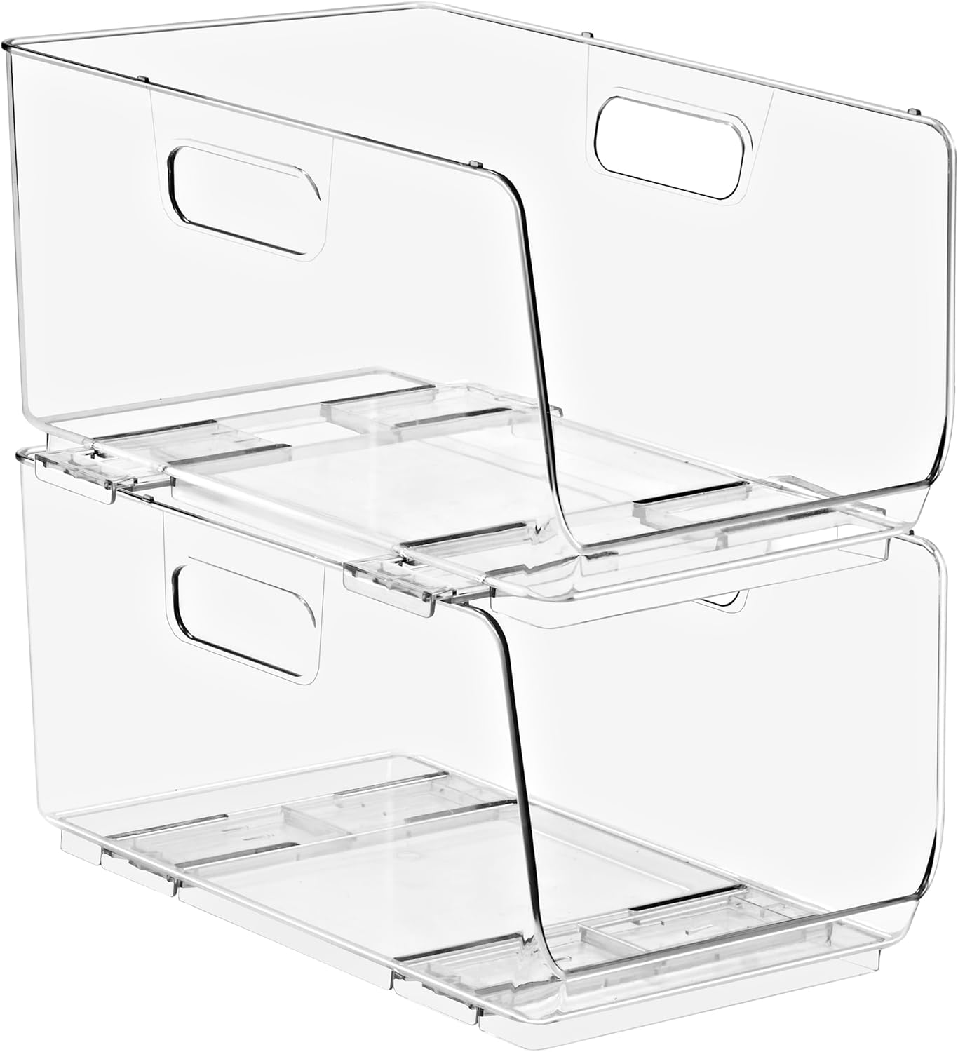 Sorbus Stackable Storage Bins for Kitchen and Pantry Organization