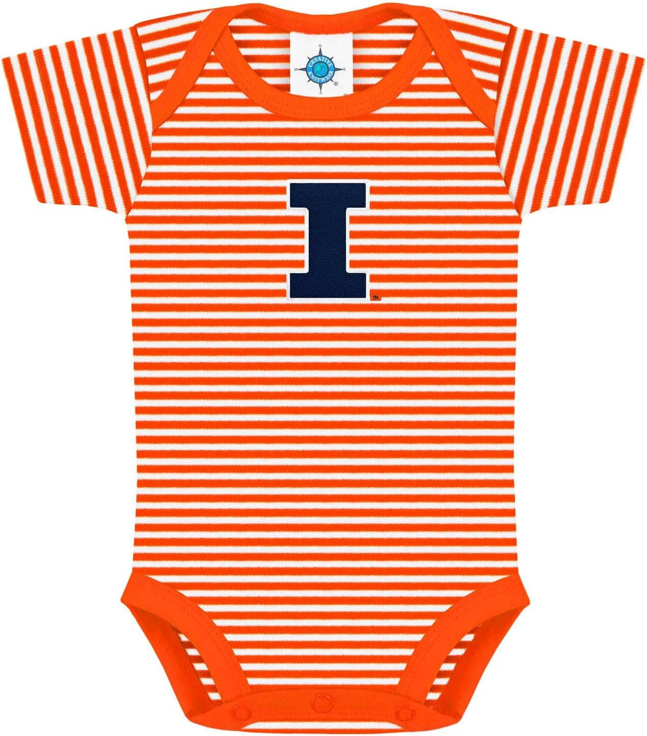 Creative Knitwear College Baby NCAA Infant Striped Bodysuit Review