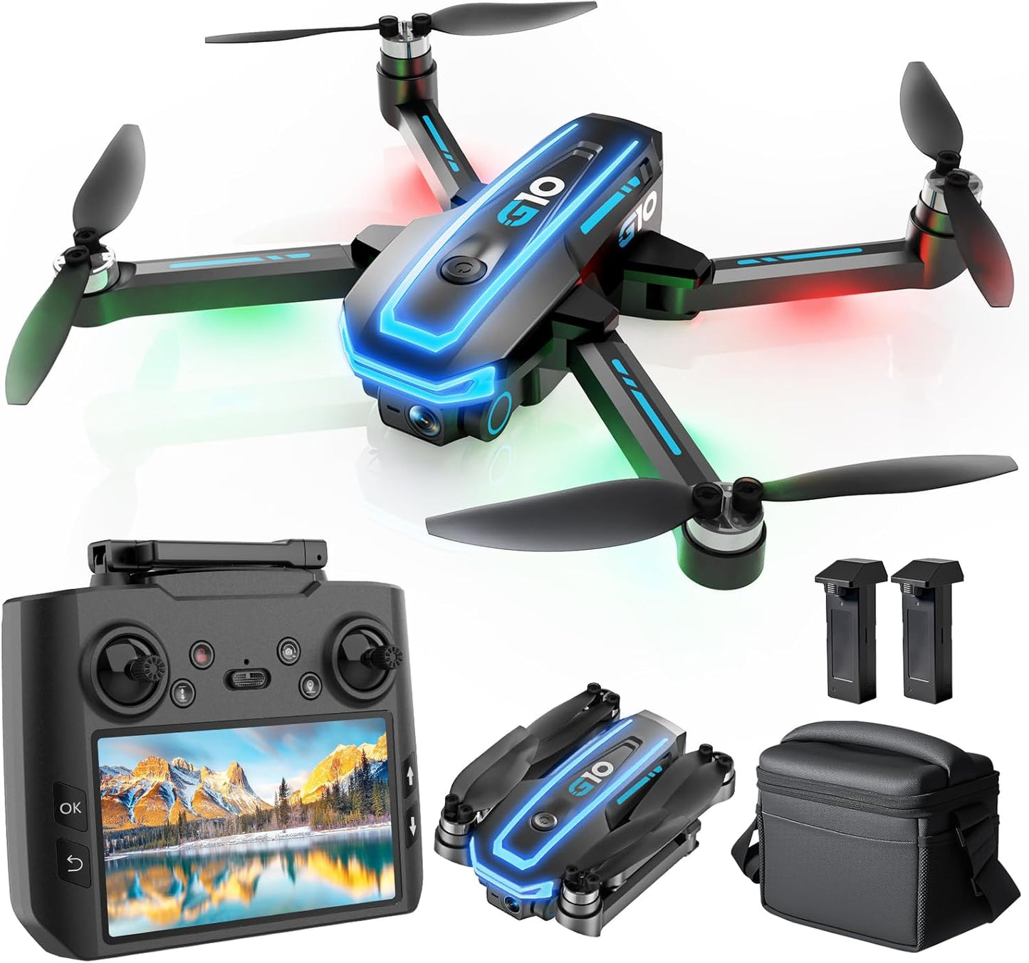 GPS Drones with 4K Camera for Adults - Easy to Fly Quadcopter