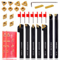 Indexable Lathe Turning Tool 21Pcs Kit 1/2ft Shank - Precision Turning