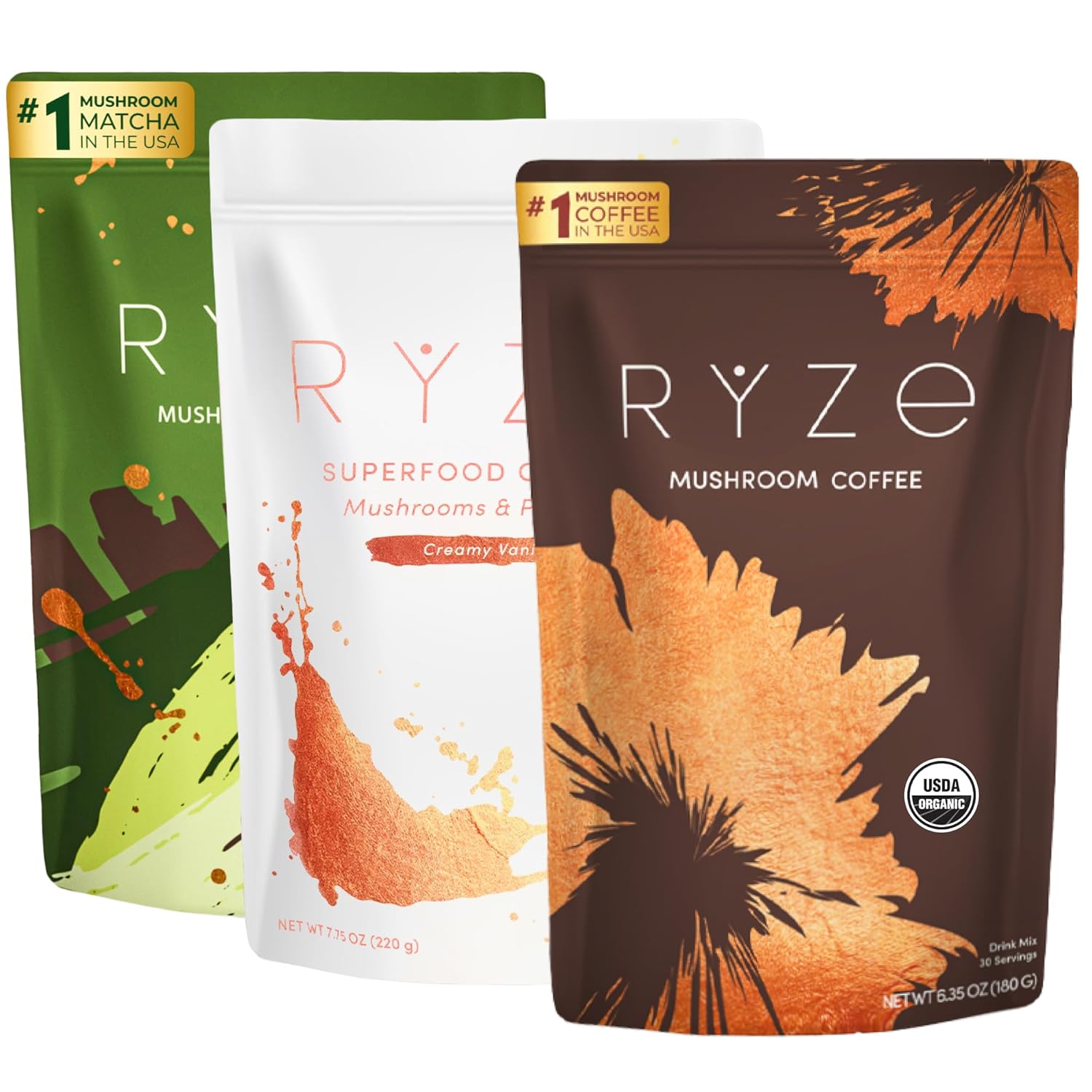 RYZE Ultimate Energy Bundle | Boost Focus & Immunity! | 60 Servings