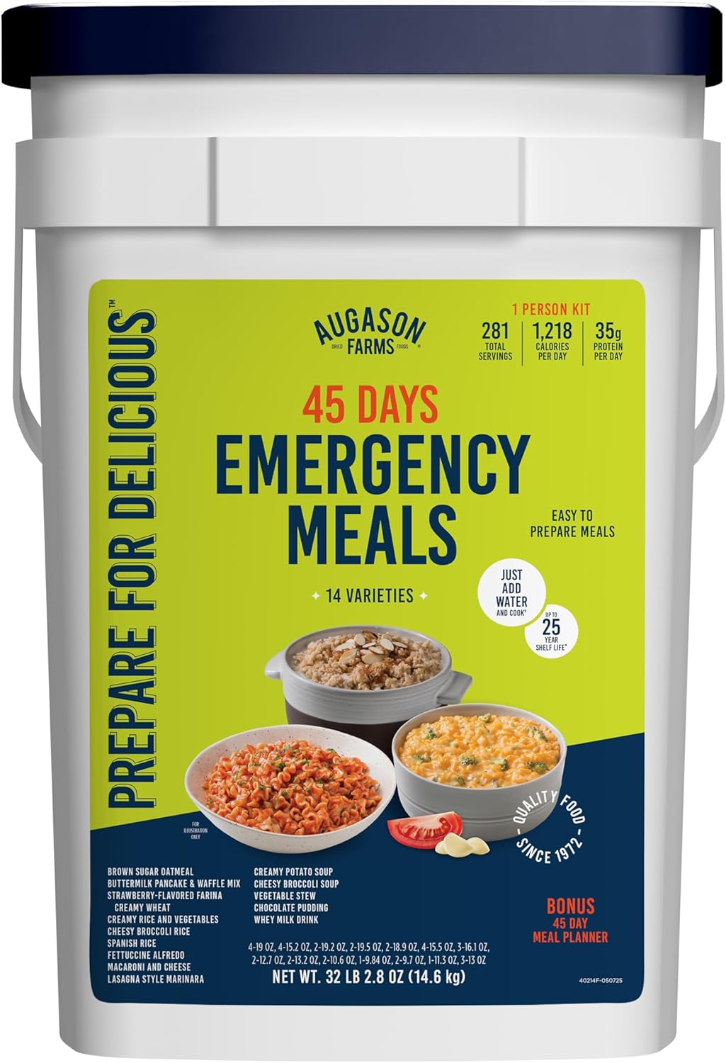 Augason Farms 45 Day Emergency Food Supply Kit for Survival