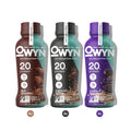 OWYN Protein Shake Variety Pack - 20g Plant Protein, Low Sugar