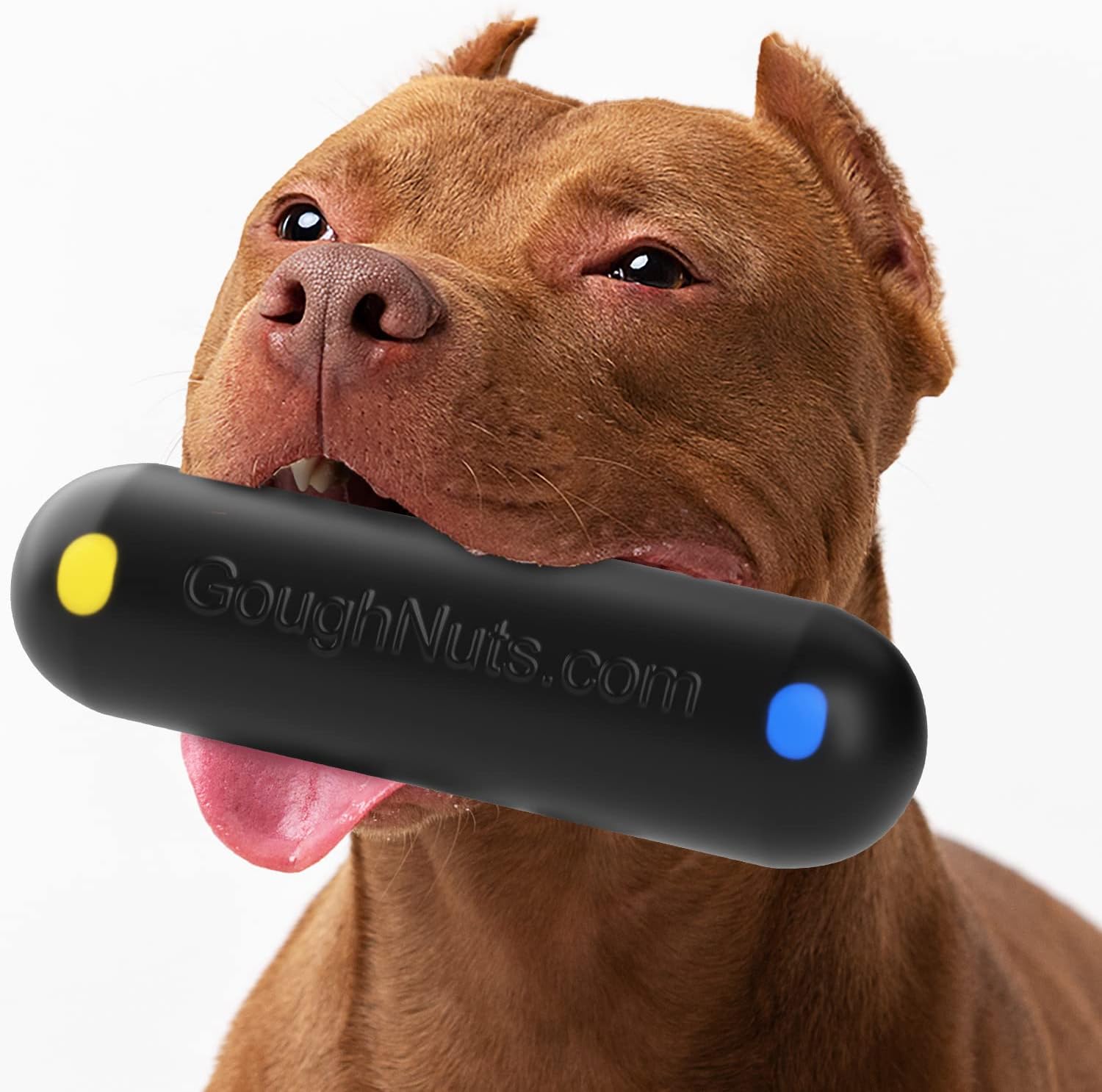 Goughnuts Dog Toys for Aggressive Chewers - Heavy Duty Rubber Stick