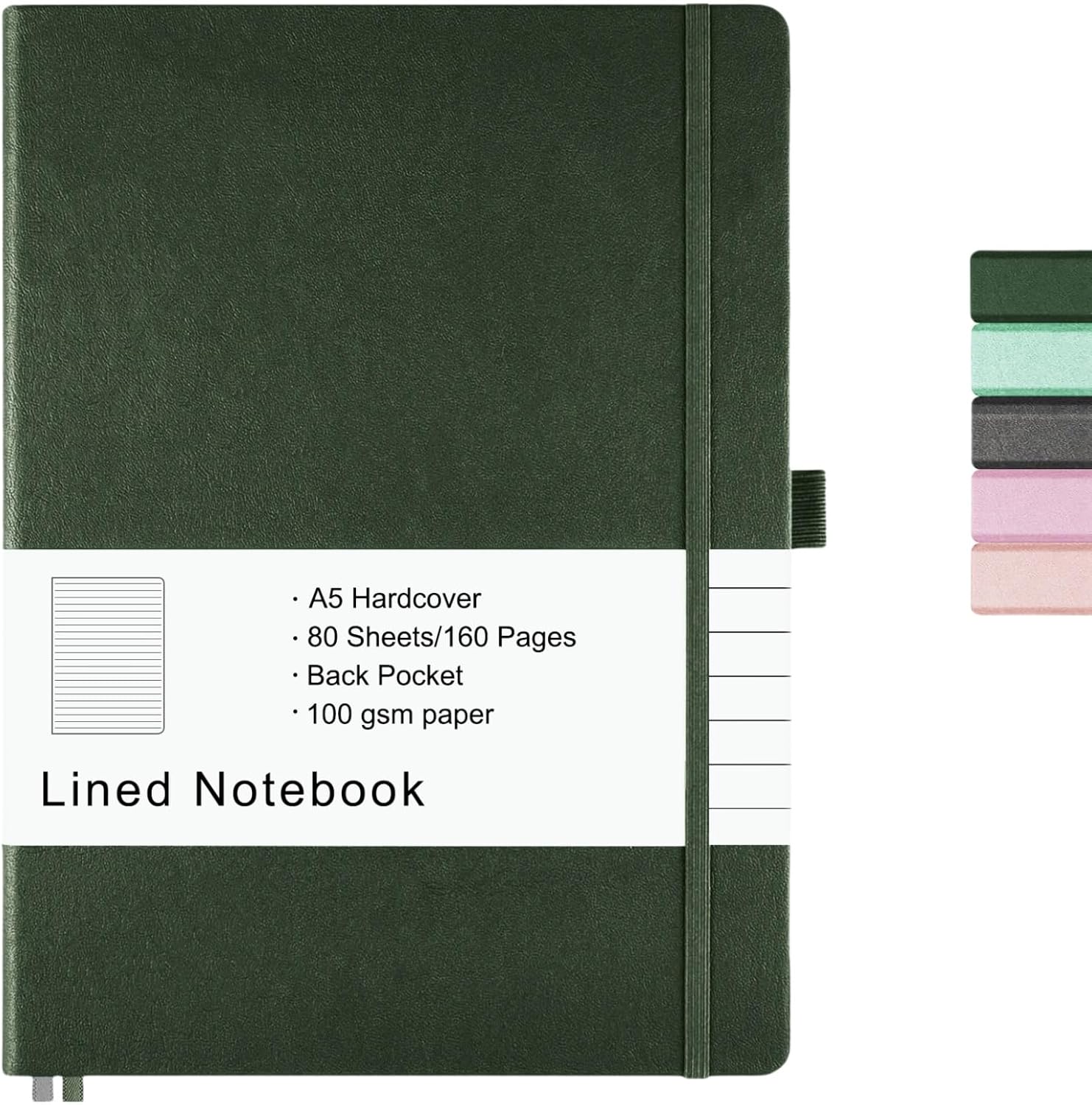 Premium A5 Lined Journal 160 Pages 100 GSM