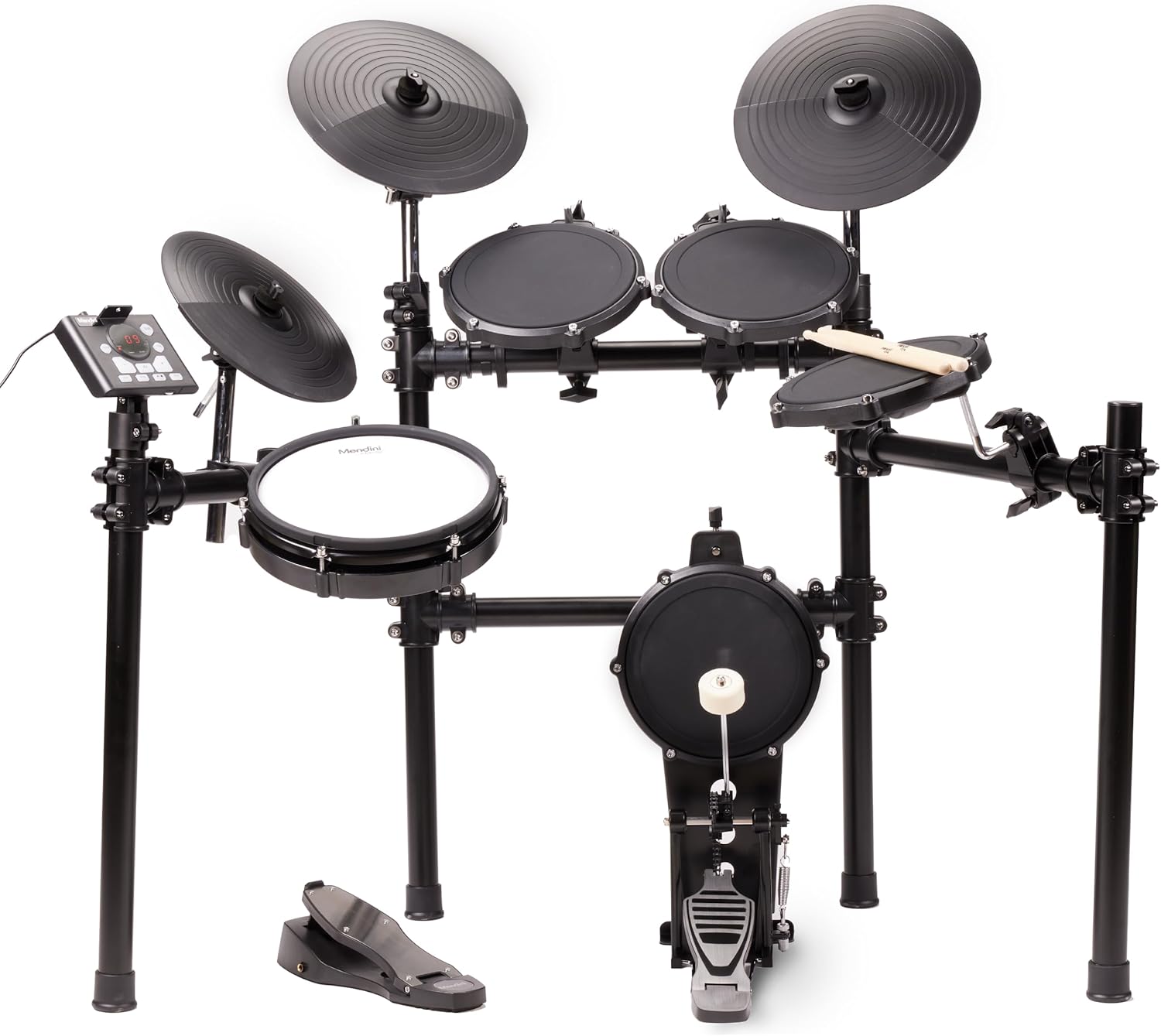 Mendini Electric Drum Set Kit - 8 Piece Electronic Drums