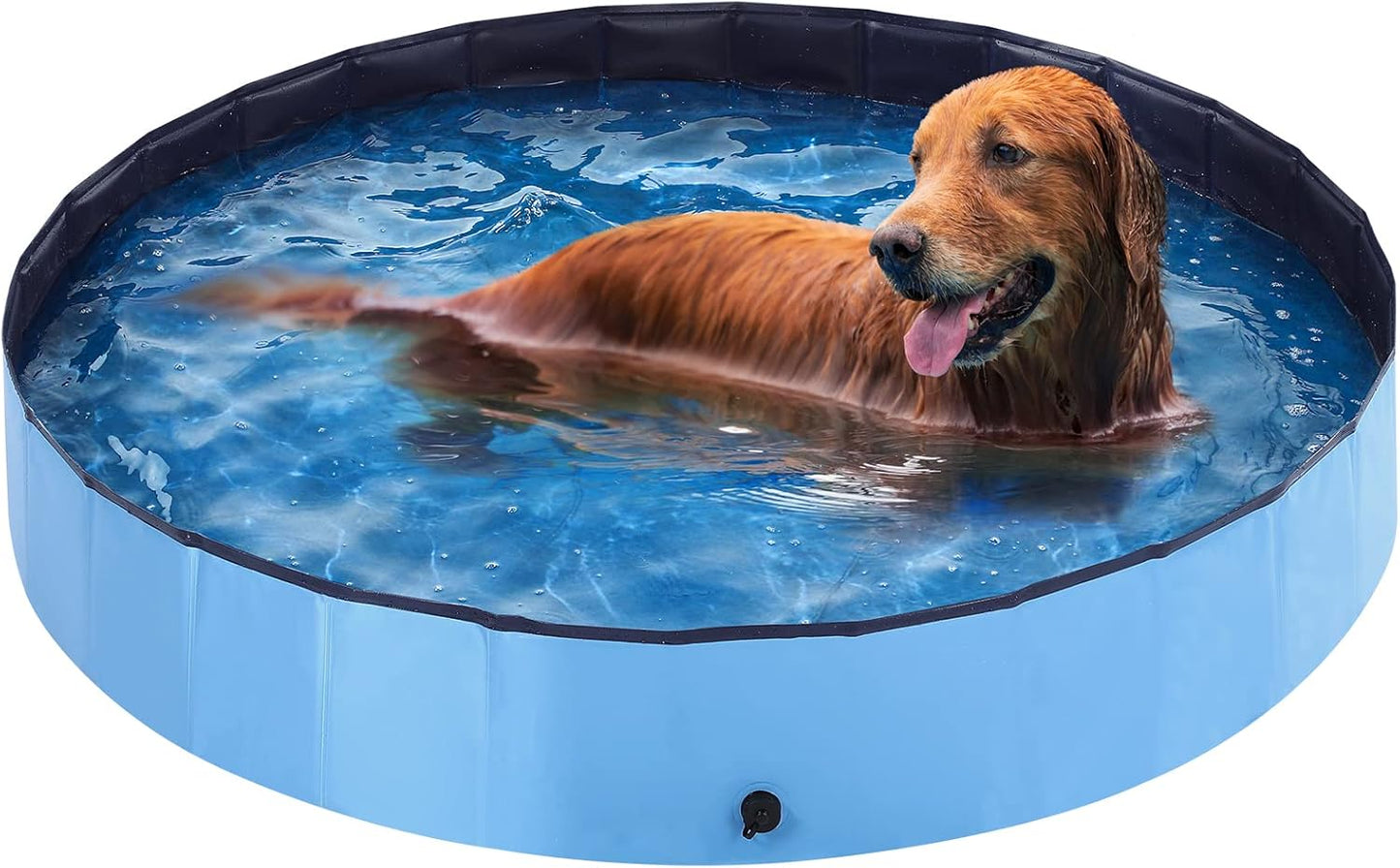 Dog Pool for Large Dogs - Foldable Pet Bathing Solution