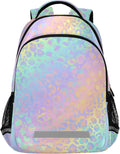 Rainbow Leopard Print Backpack for 13-15.6 in Laptops - Stylish