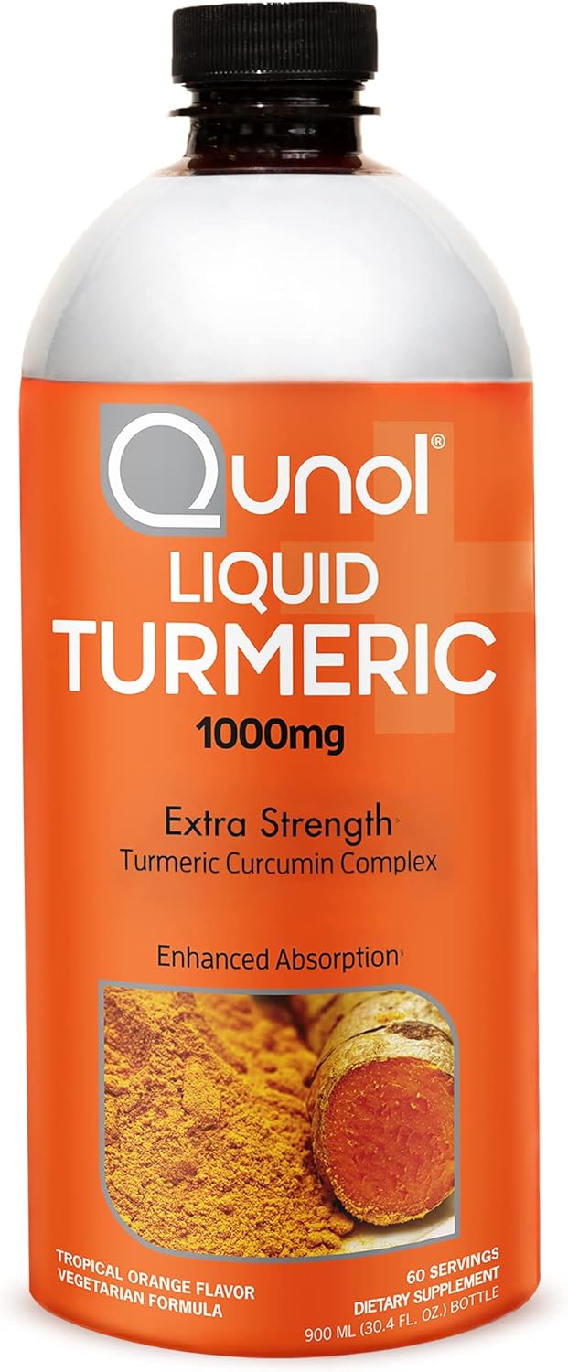 Qunol Liquid Turmeric Curcumin Supplement for Joint Health