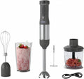 Cordless Immersion Hand Blender 5-in-1 - Portable Rechargeable Power