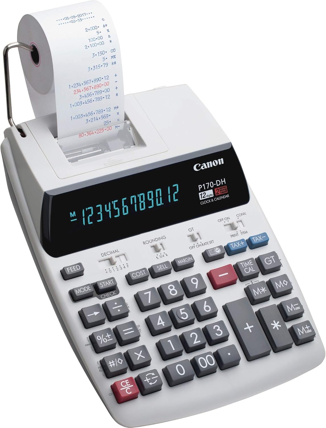 Canon P170DH3 12-Digit Desktop Printing Calculator Review