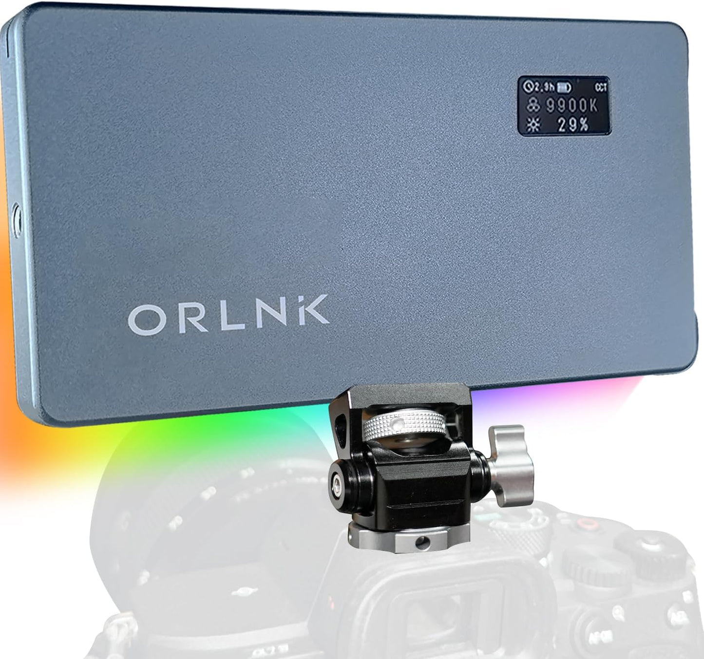 ORLN'K Pocket Camera Light - Ultra-Thin, 360 Swivel for Pro Use