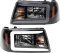 TRQ 2 Piece Headlight Assembly Set for Ford Ranger 2001-2011