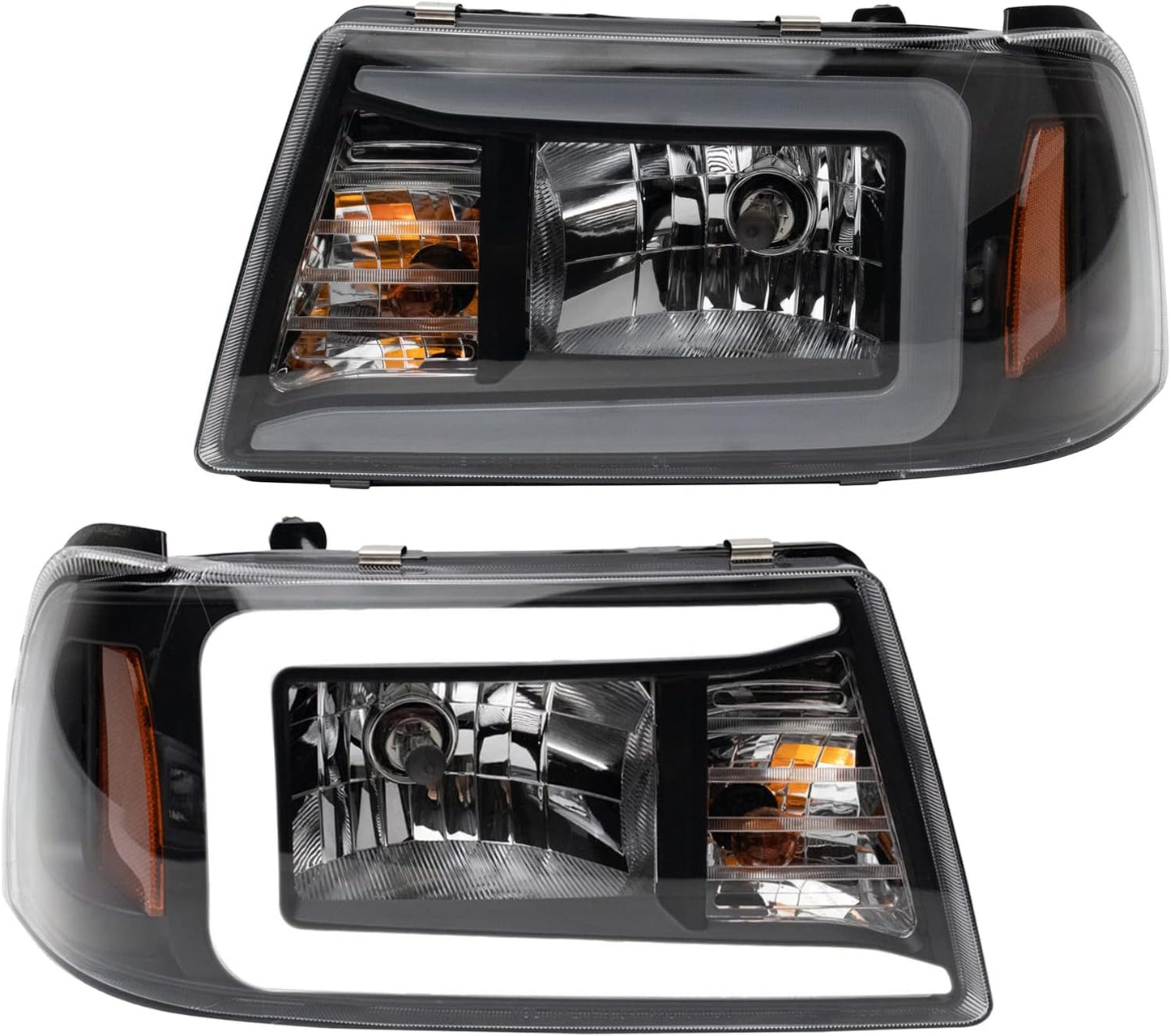 TRQ 2 Piece Headlight Assembly Set for Ford Ranger 2001-2011