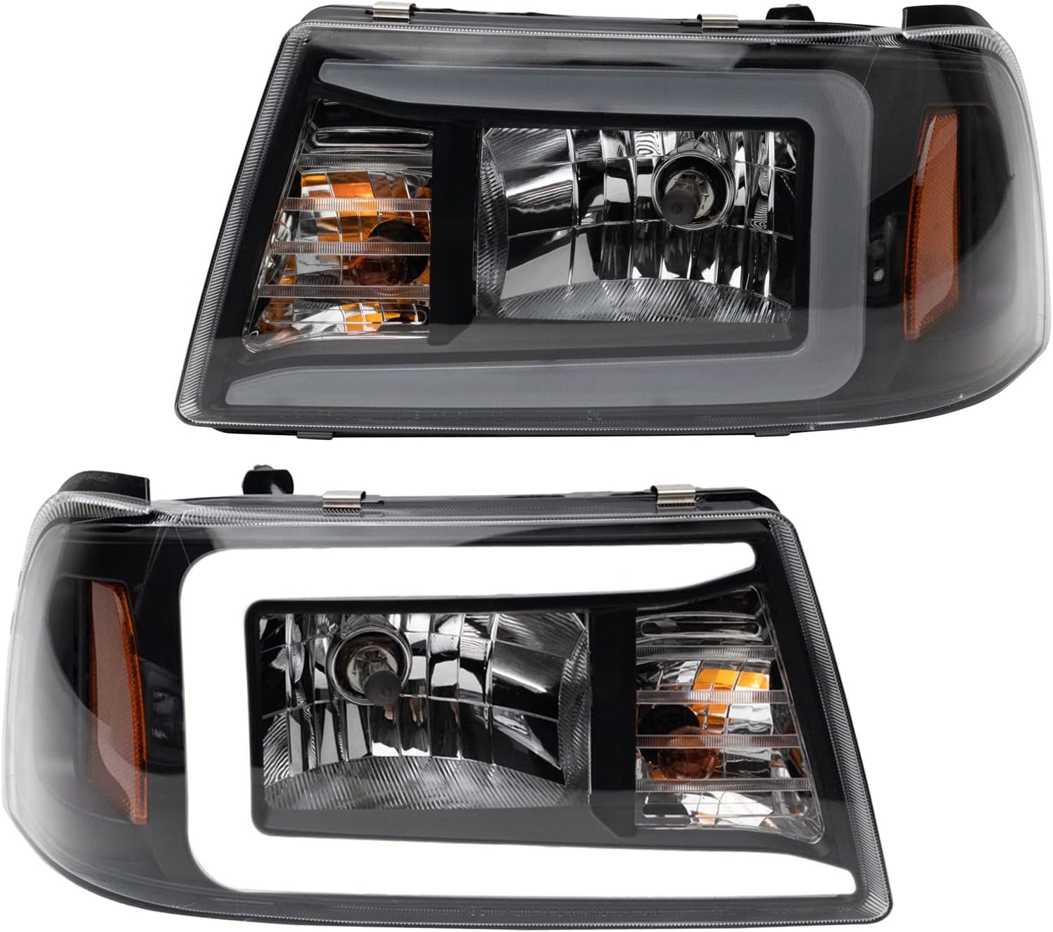 TRQ 2 Piece Headlight Assembly Set for Ford Ranger 2001-2011