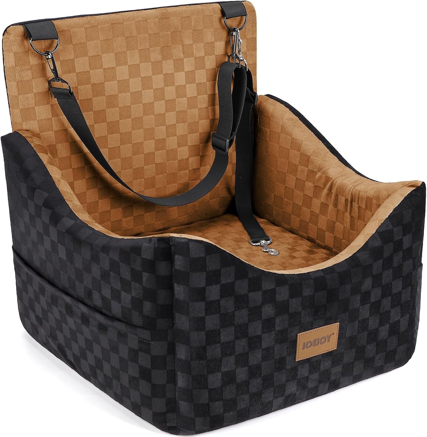 JOEJOY Elevated Dog Car Seat for Small/Medium Dogs Up to 35 lbs