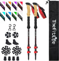 TheFitLife Ultralight Trekking Poles: Collapsible & Telescopic