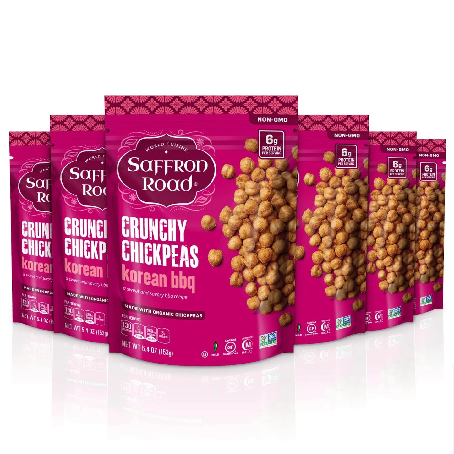 Crunchy Korean BBQ Chickpeas - High Protein Vegan Snack
