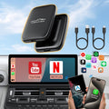 Wireless CarPlay & Android Auto Adapter - 2-in-1 Wireless Ai Box