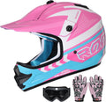 Youth Dirt Bike Helmet Full Face DOT Certified - Includes Goggles