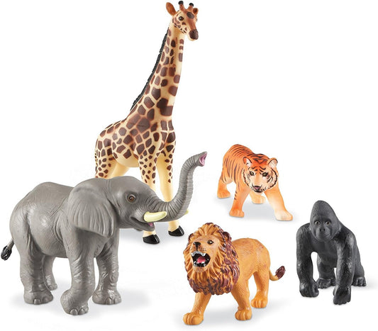 Learning Resources Jumbo Jungle Animals Set for Kids Ages 18